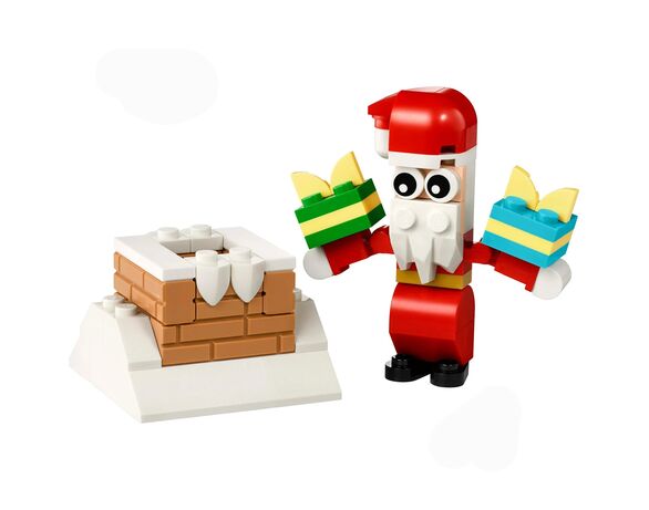 Конструктор LEGO Різдвяні забави з димарем із Сантою 30692 Аврора картинка 2 відгуки