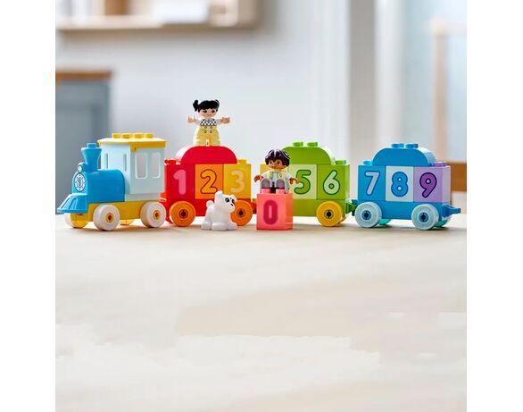 Конструктор LEGO Потяг із цифрами – вчимося рахувати 10954 картинка 10 в інтернет-магазині Аврора