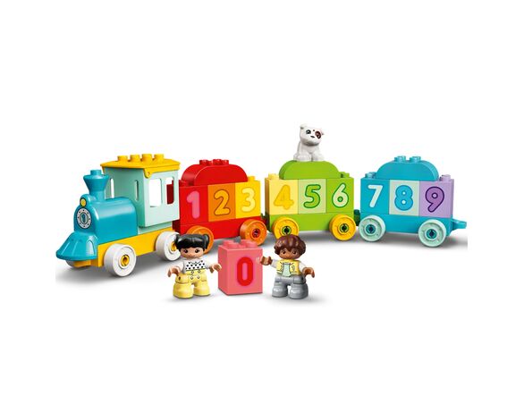 Конструктор LEGO Потяг із цифрами – вчимося рахувати 10954 Аврора картинка 3 з доставкою