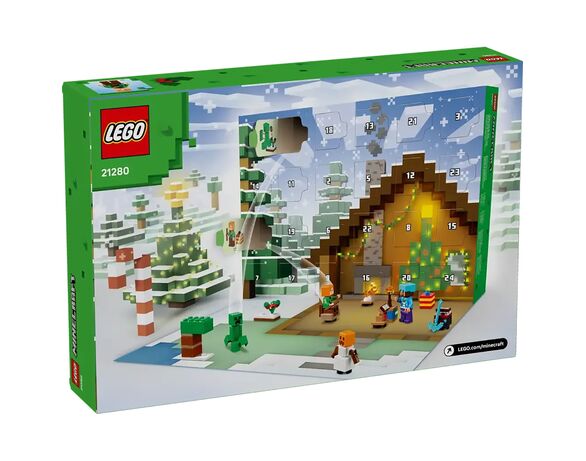 Конструктор LEGO Адвент календар Minecraft 2025 21280 картинка 2 в інтернет-магазині Аврора
