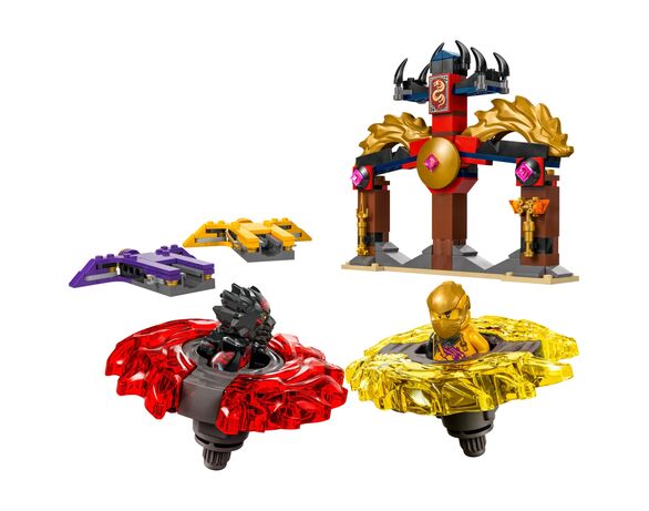 Конструктор LEGO Бойовий набір дракона Спін-джитсу 71826 Аврора картинка 3 ціна