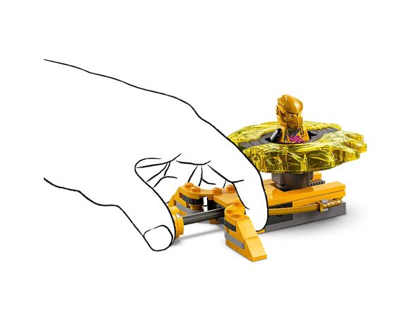 Конструктор LEGO Бойовий набір дракона Спін-джитсу 71826 Аврора картинка 5 ціна
