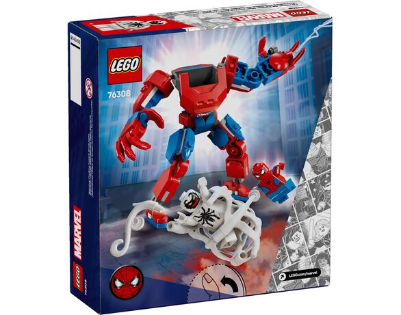 Конструктор LEGO Marvel Робот Людини-Павука проти Анти-Венома 76308 Аврора купити