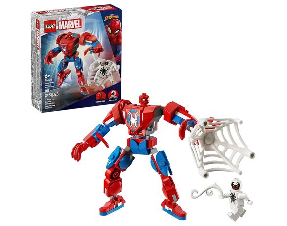 Конструктор LEGO Marvel Робот Людини-Павука проти Анти-Венома 76308 Аврора картинка 3 недорого