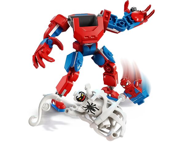 Конструктор LEGO Marvel Робот Людини-Павука проти Анти-Венома 76308 Аврора картинка 7 ціна