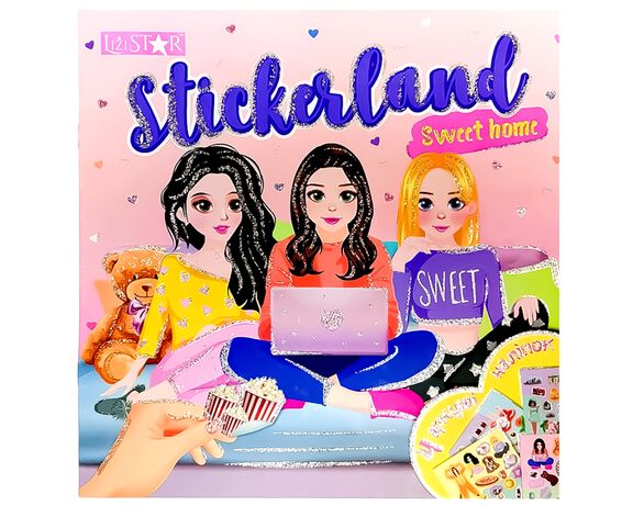 Книга дитяча видавництва LiziSTAR серія Stickerland мікс картинка 4 в інтернет-магазині Аврора