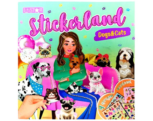 Книга дитяча видавництва LiziSTAR серія Stickerland мікс Аврора картинка 5 ціна