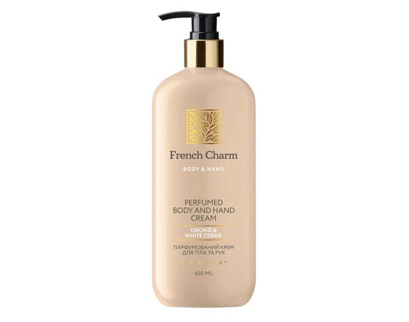 Крем для тіла, рук парфумований Liora Orchid&White cedar 400 мл Аврора дешево