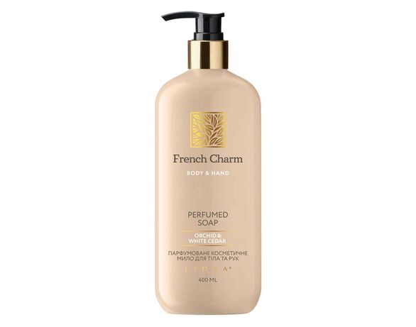 Мило рідке парфумоване Liora Orchid&White cedar 400 мл Аврора ціна