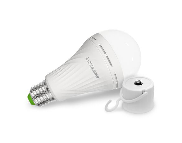 Лампа LED акумуляторна EUROLAMP 9Вт E27 яскраве світло 4500К картинка 2 в Аврорі