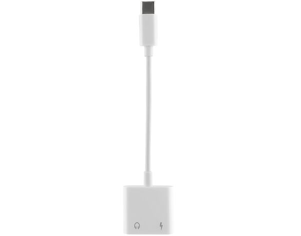 Перехідник для телефону Type-C-Jack3,5+Type-C Аврора картинка 3 вартість