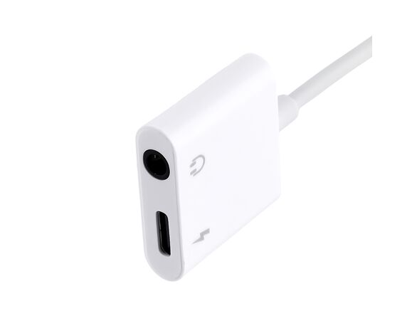 Перехідник для телефону Type-C-Jack3,5+Type-C Аврора картинка 5 фото