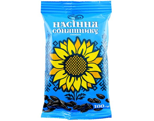 Насіння соняшнику смажене Fine Eat 100 г Аврора відгуки