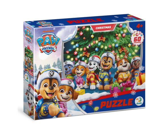 Пазли дитячі картонні DoDo Paw Patrol Різдвяні в асортименті 60 елементів в інтернет-магазині Аврора