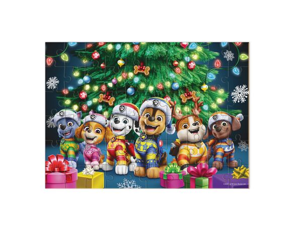 Пазли дитячі картонні DoDo Paw Patrol Різдвяні в асортименті 60 елементів Аврора картинка 3 фото