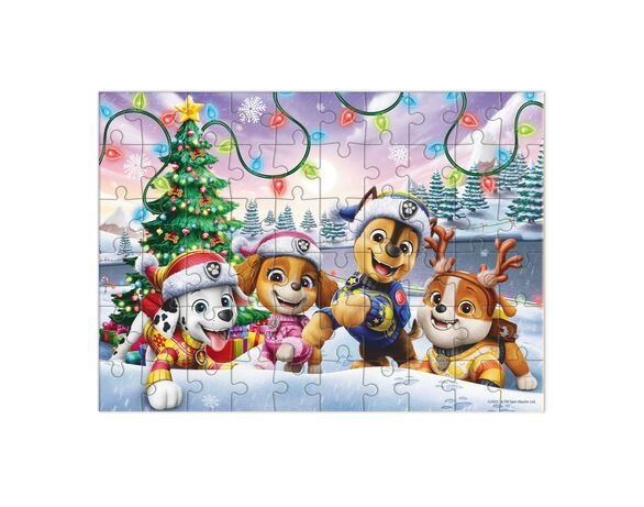 Пазли дитячі картонні DoDo Paw Patrol Різдвяні в асортименті 60 елементів Аврора картинка 9 купити