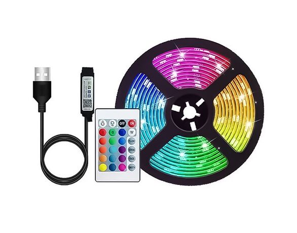 Стрічка LED USB XоKо Full Color TV Light RGB 5 м Аврора дешево