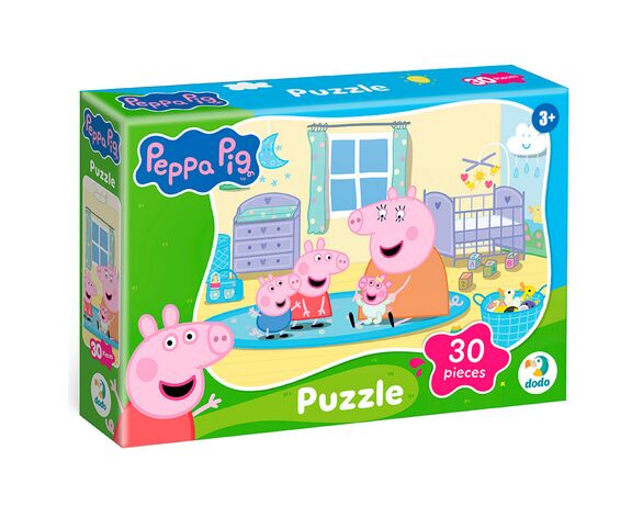 Пазли дитячі картонні DoDo Peppa Pig в асортименті 30 елементів Аврора дешево