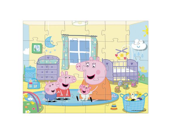 Пазли дитячі картонні DoDo Peppa Pig в асортименті 30 елементів картинка 3 в інтернет-магазині Аврора