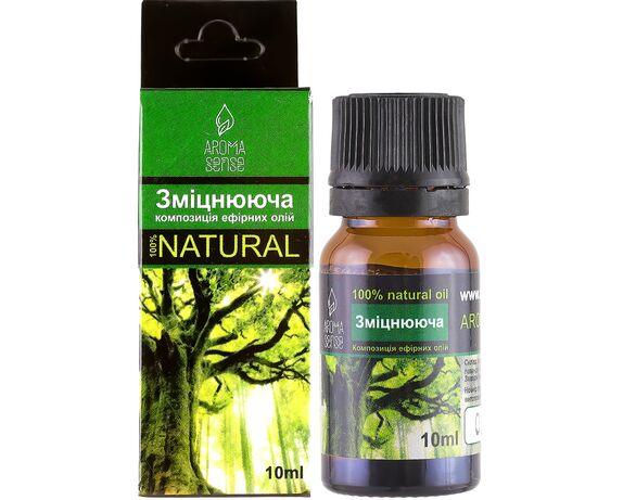 Олія ефірна композиція AROMA SENSE Зміцнююча 10 мл Аврора з доставкою