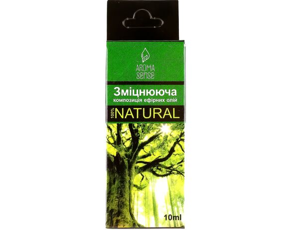 Олія ефірна композиція AROMA SENSE Зміцнююча 10 мл Аврора картинка 2 каталог