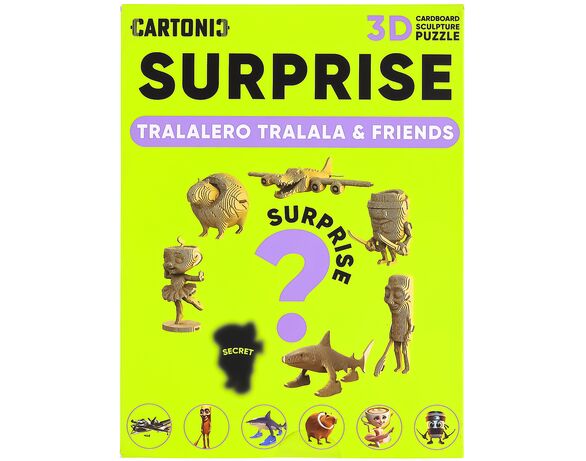 Конструктор картковий CARTONIC 3D-пазл Tralalero Tralala&Friends Аврора недорого