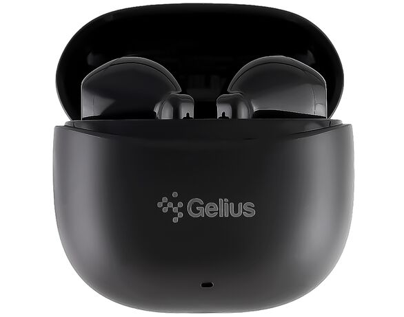 Навушники вставні бездротові гарнітура Gelius Vibe GP-TWS045 чорні картинка 4 в Аврорі