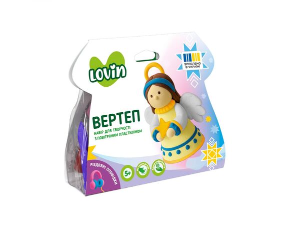 Набір пластиліну для ліплення повітряного Lovin Вертеп 8 стіків Аврора картинка 3 каталог