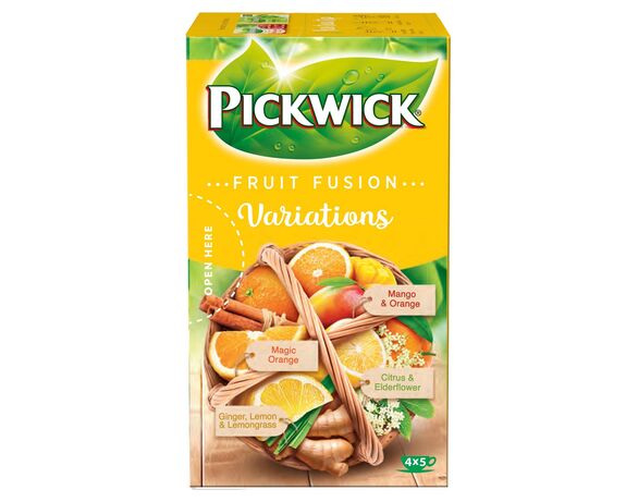 Чай фруктово-трав'яний Pickwick Variation Yellow Асорті 37,5 г 20 шт/уп Аврора ціна