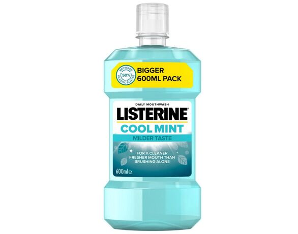 Ополіскувач для порожнини рота Listerine Свіжа м'ята 600 мл Аврора фото