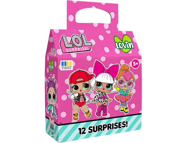 Набір сюрпризів подарункових Lovin L.O.L.Surprise! 12 шт/уп. Аврора з доставкою