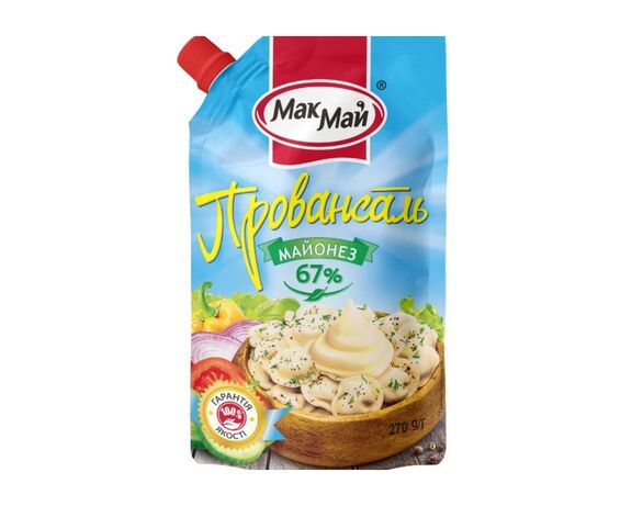 Майонез МакМай Провансаль 67% дой-пак 270 г Аврора вартість