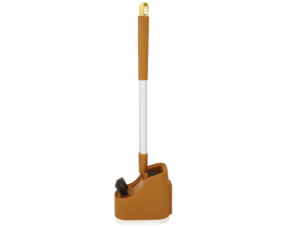 Йоржик для унітазу подвійний з пластиковою підставкою картинка 2 в інтернет-магазині Аврора