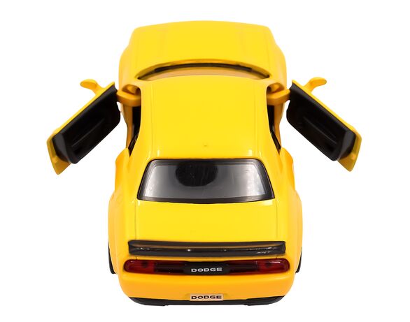 Автомодель іграшкова TechnoDrive Dodge Challenger SRT Demon жовта, червона Аврора картинка 6 вартість