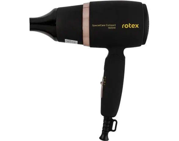 Фен для волосся Rotex RFF156-B SpecialCare Compact 3 швидкості 1500 Вт в Аврорі