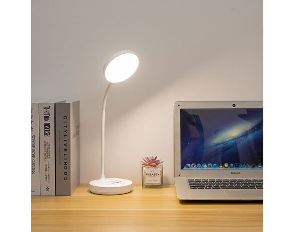Світильник настільний LED акумуляторний EUROLAMP Type-C 2400 мАh білий 5 Вт Аврора картинка 7 недорого