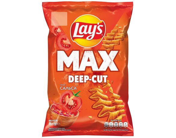 Чипси картопляні Lay's Max зі смаком сальси 95 г Аврора недорого