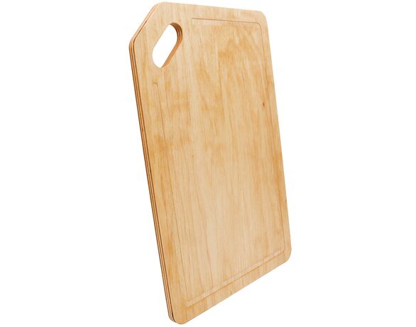 Дошка кухонна дерев'яна Канавка 30х20 см Аврора картинка 3 купити