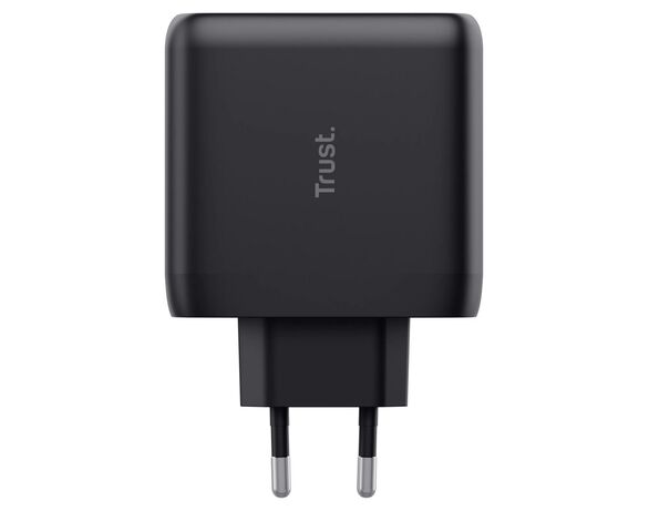 Адаптер зарядний мережевий Trust Maxo PD 2USB-C чорний Аврора картинка 4 відгуки