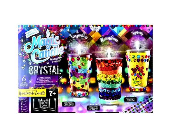 Набір для творчості DANKO TOYS MAGIC CANDLE CRYSTAL Аврора каталог