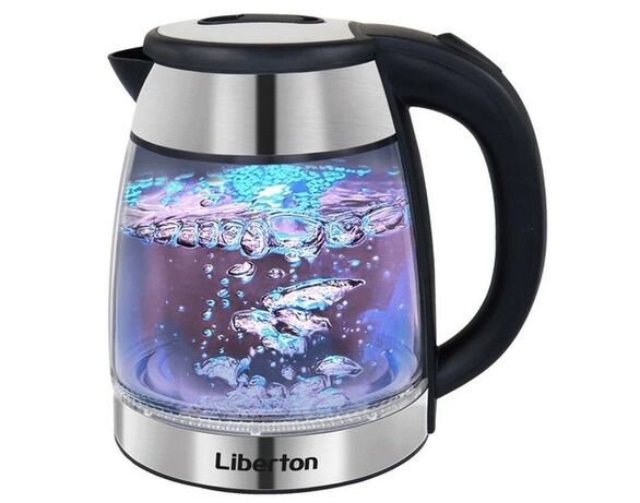Чайник електричний скляний LIBERTON LEK-6833 1,8 л 1500Вт Аврора відгуки