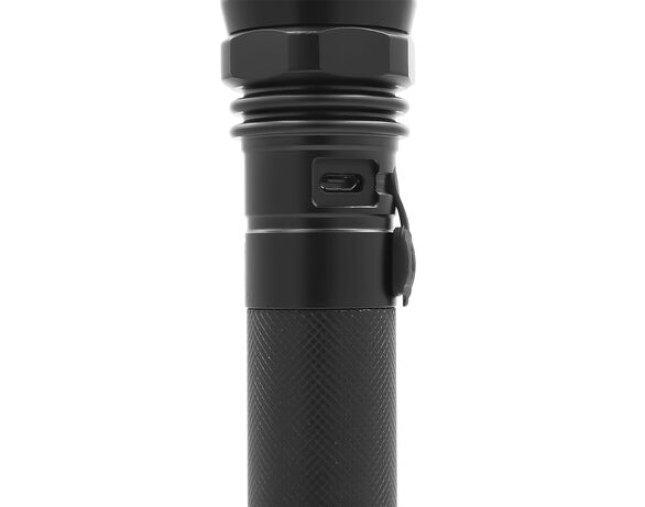 Ліхтарик світлодіодний ручний акумуляторний EUROLAMP FLASH чорний 7 Вт Аврора картинка 5 вартість