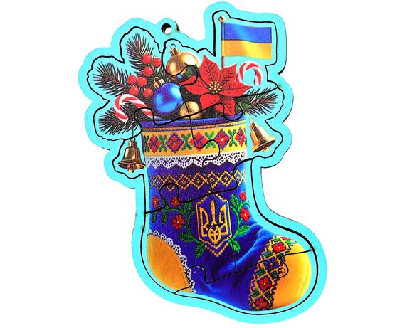 Набір підвісок ялинкових дитячих Збери своє свято Аврора картинка 4 дешево