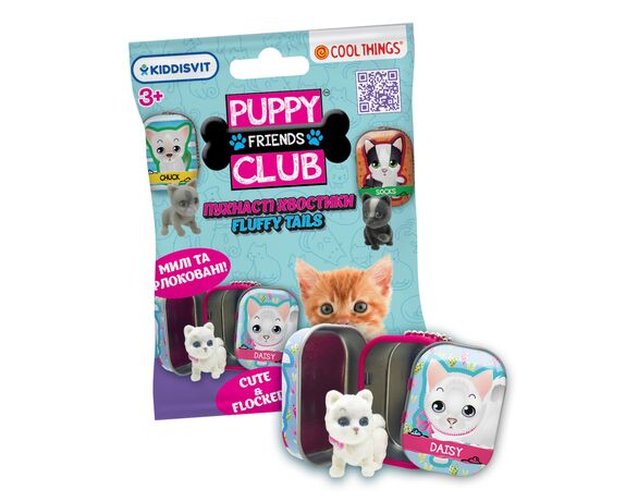Фігурка іграшкова колекція COOL THINGS серія Puppy Club Пухнасті хвостики Аврора недорого