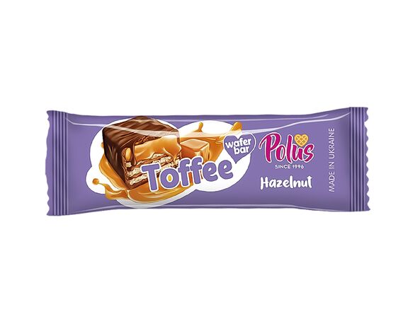 Батончик вафельний POLUS Mix Toffee Hazelnut 30 г в Аврорі