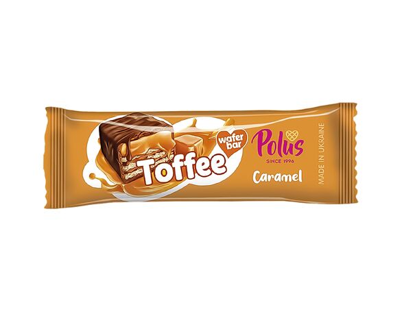 Батончик вафельний POLUS Mix Toffee Caramel 30 г Аврора дешево