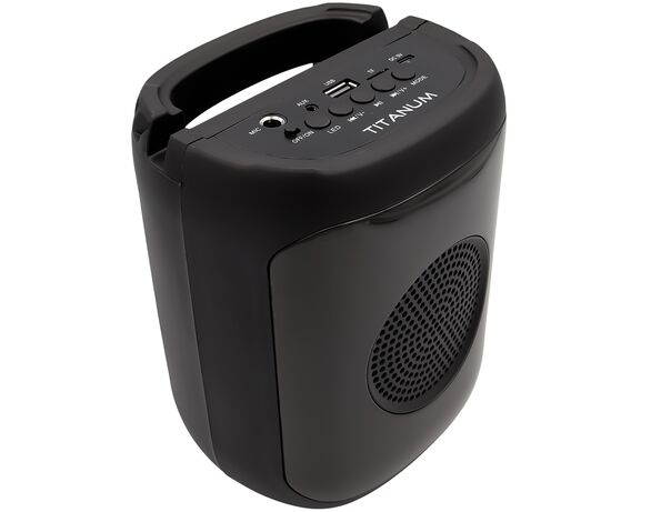 Колонка портативна TITANUM SPK309BT RGB чорна 5Вт Аврора картинка 6 відгуки