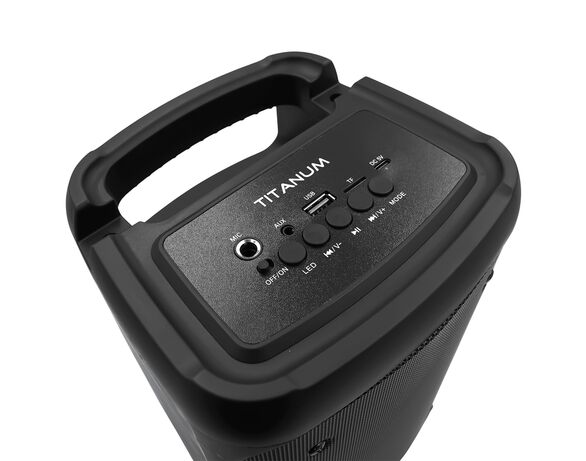 Колонка портативна TITANUM SPK511BT RGB чорна 10 Вт картинка 6 в Аврорі