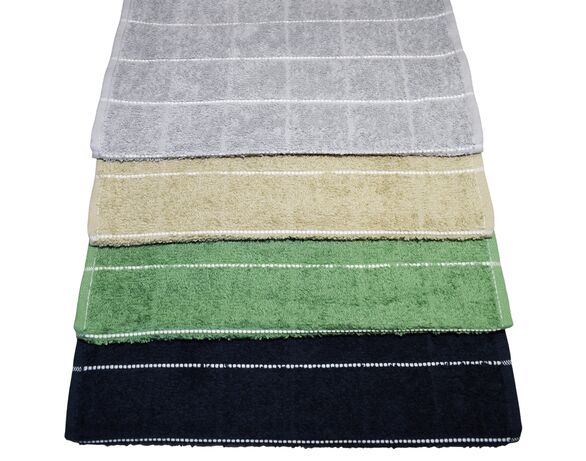 Рушник махровий GM TEXTILE колір в асортименті 380 г/м2 30х50 см Аврора картинка 4 відгуки