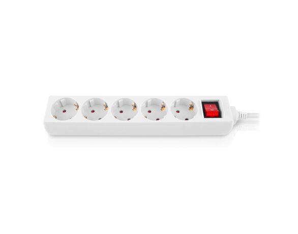 Фільтр-подовжувач мережевий REAL-EL RS-Protect M 5 розеток білий 1,8 м Аврора картинка 3 каталог